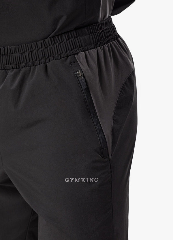 Gym King Advance Tracksuit Bottoms Black/Fossil Grey