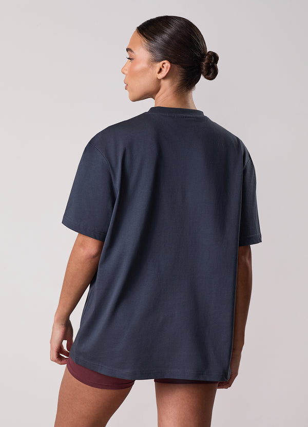 gym king Compose Jersey Boyfriend Tee Midnight Blue