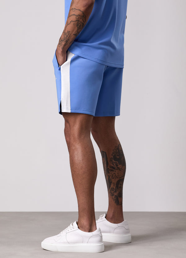 Gym King Core Plus Poly 2.0 Short Provence Blue/White