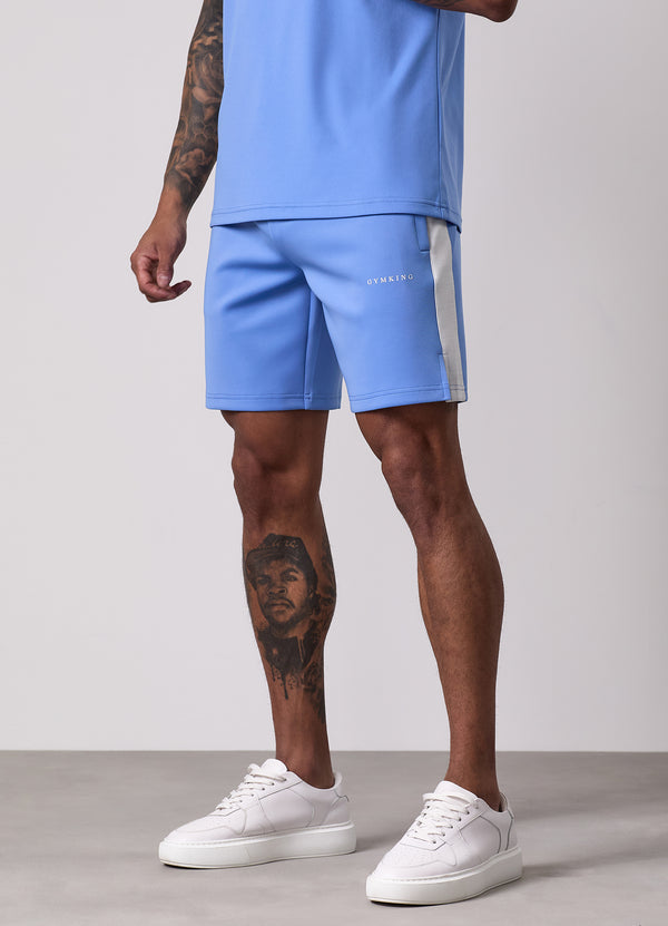 gym king Core Plus Poly 2.0 Short Provence Blue/White