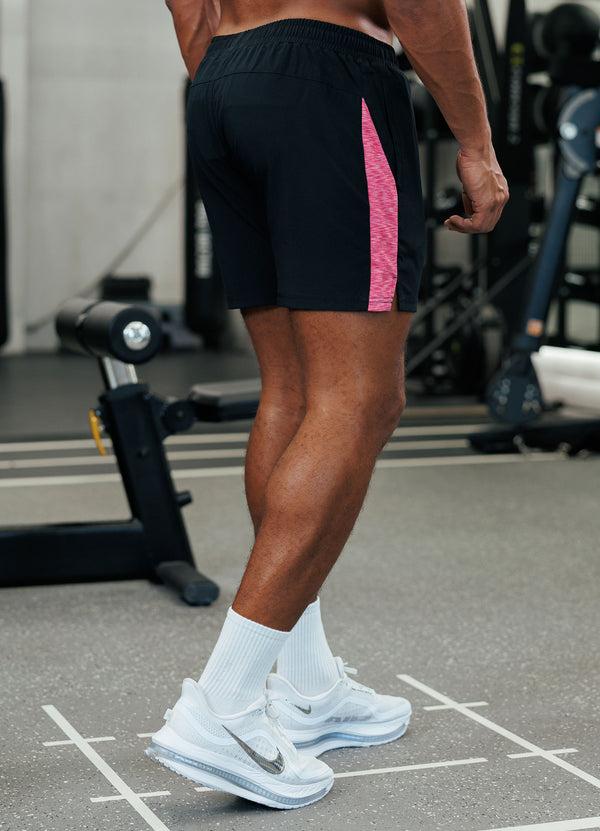 Gym King Energy Space Dye Short Black/Hot Pink Multi