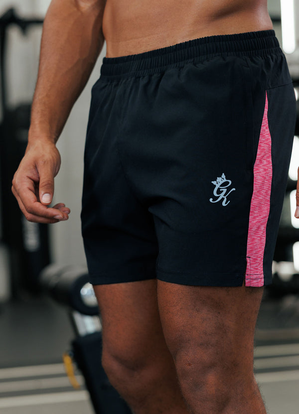 Gym King Energy Space Dye Short Black/Hot Pink Multi