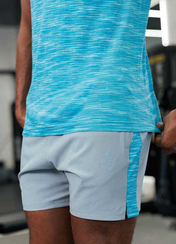 Gym King Energy Space Dye Short Urban Grey/Ocean Blue Multi