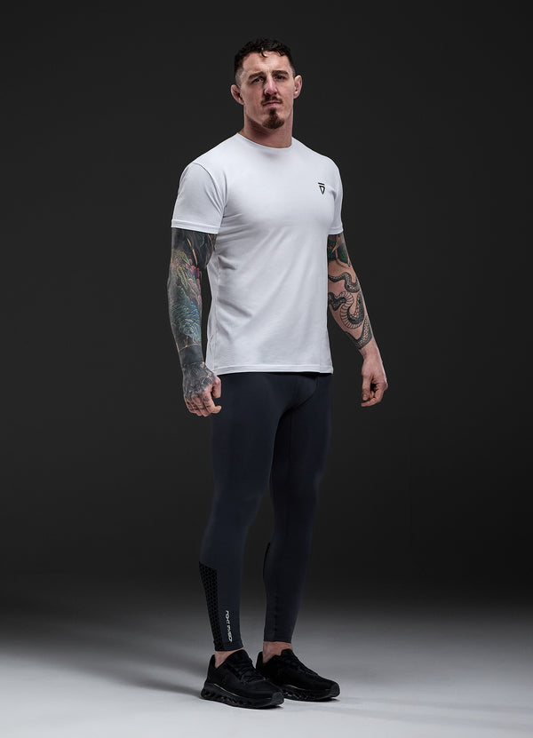 Gym King Fight Division Combat Compression Legging Graphite