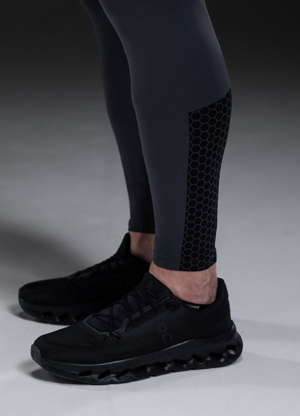 Gym King Fight Division Combat Compression Legging Graphite