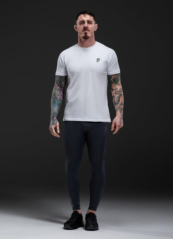 Gym King Fight Division Combat Compression Legging Graphite