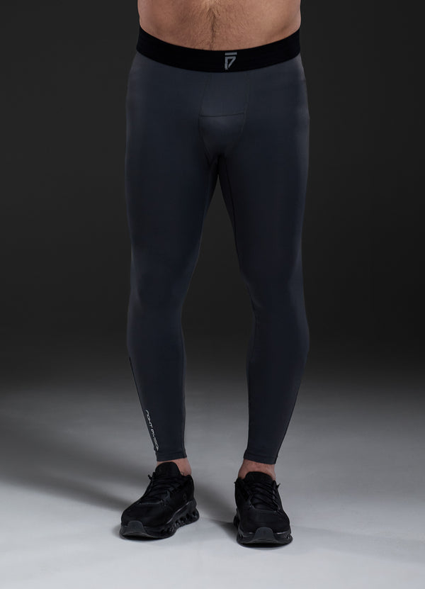 gym king Fight Division Combat Compression Legging Graphite