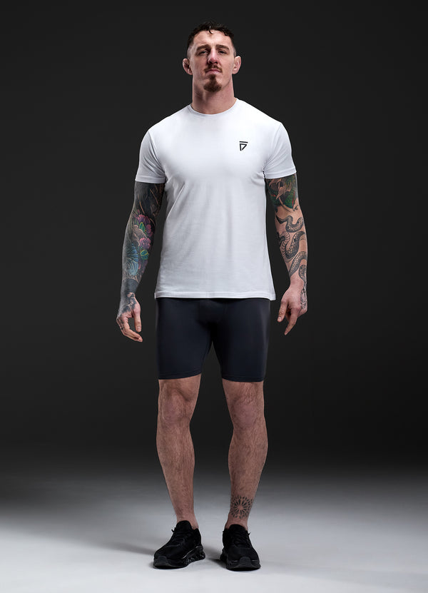 Gym King Fight Division Combat Compression Short Graphite