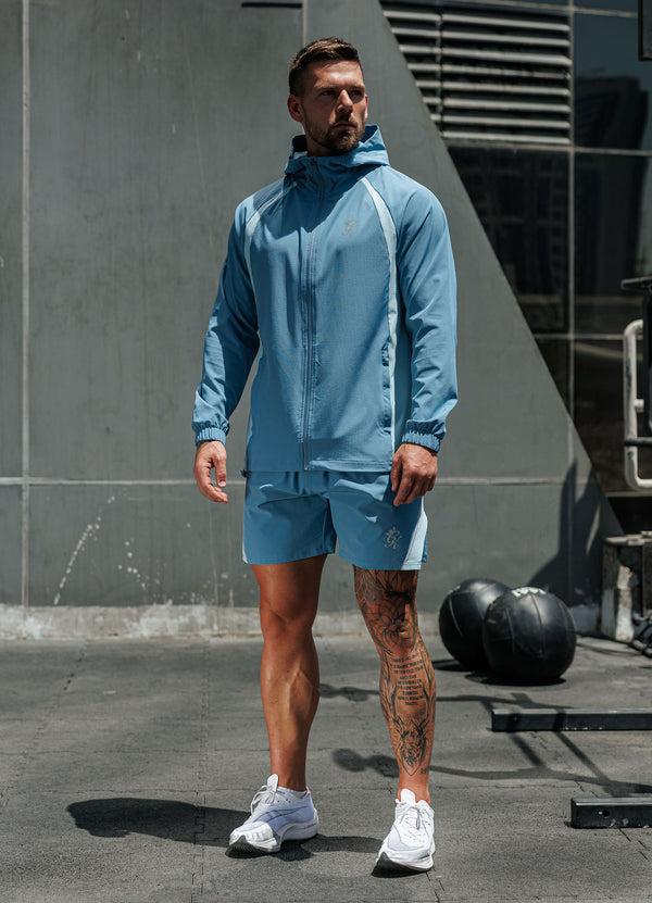 Gym King Flex 2.0 Woven Hood Iced Aqua/Coastal Blue