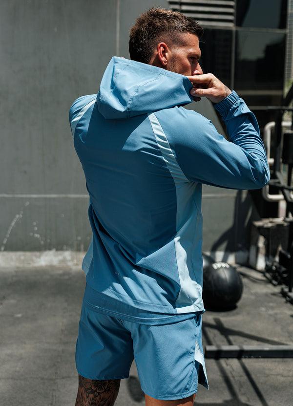 gym king Flex 2.0 Woven Hood Iced Aqua/Coastal Blue