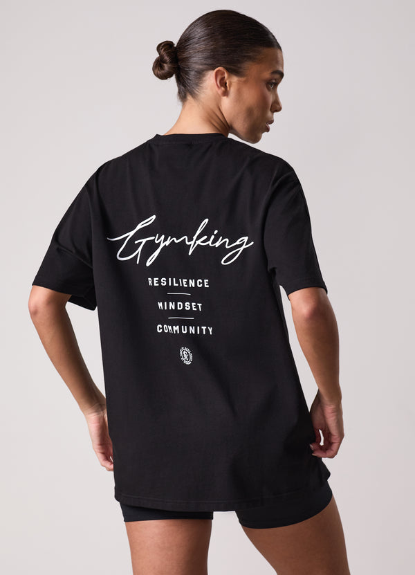 Gym King 10 Year Anniversary Tee Black