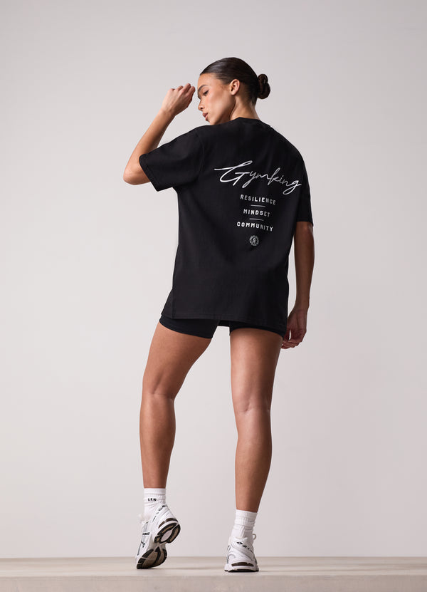 Gym King 10 Year Anniversary Tee Black