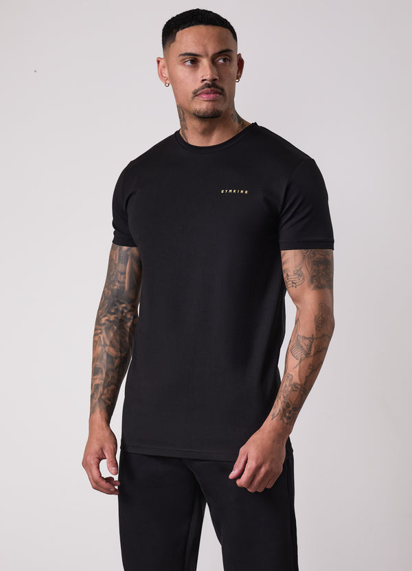 Gym King 10 Year Anniversary Tee Black/Gold