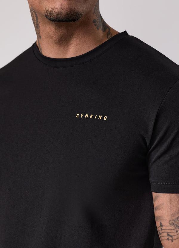 Gym King 10 Year Anniversary Tee Black/Gold