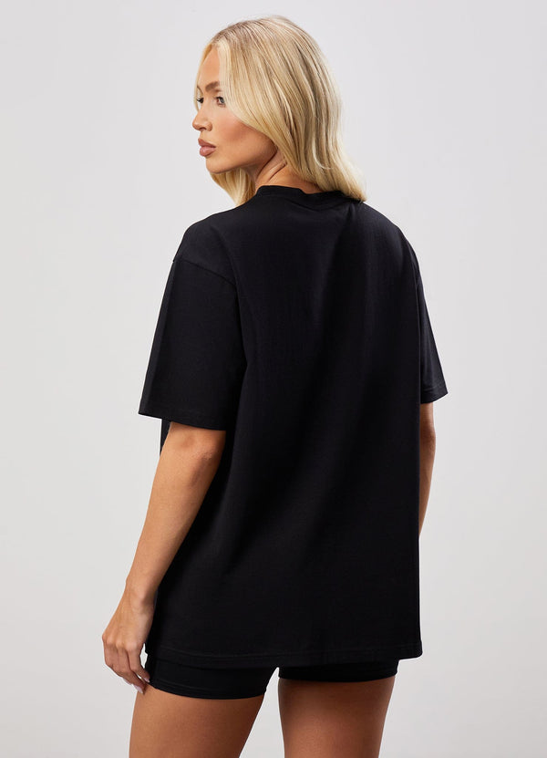 Gym King 365 Boyfriend Jersey Tee Black