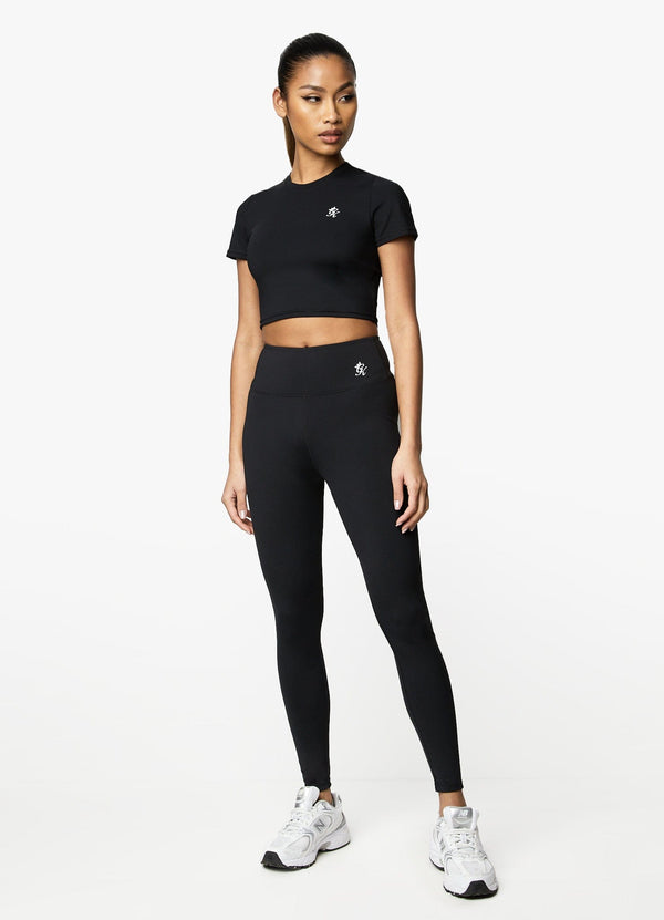 Gym King 365 Cap Sleeve Tee Black