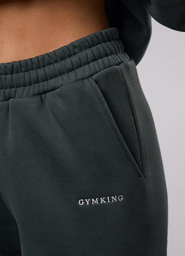 Gym King 365 Fleece Boyfriend Jogger Green Smoke