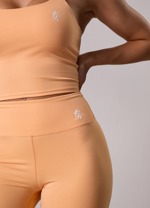 Gym King 365 Long Line Tank Apricot