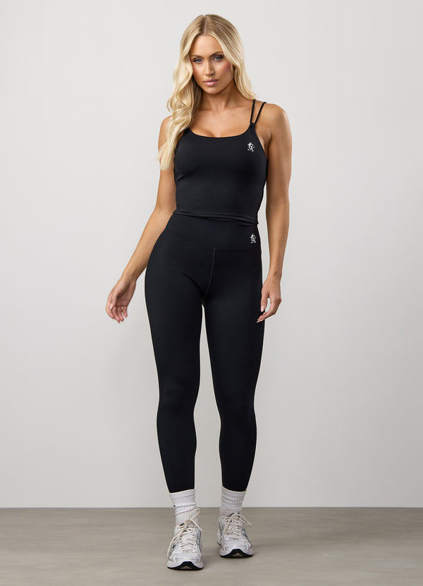 Gym King 365 Long Line Tank Black