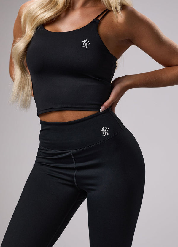 Gym King 365 Long Line Tank Black