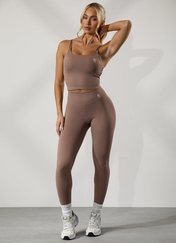 Gym King 365 Long Line Tank Fawn