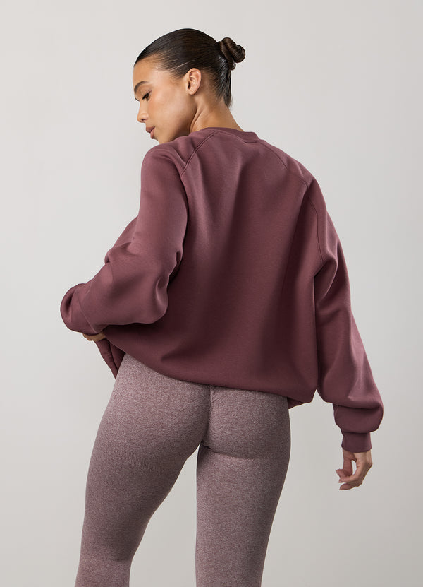 gym king 365 Raglan Sleeve Crew Grape