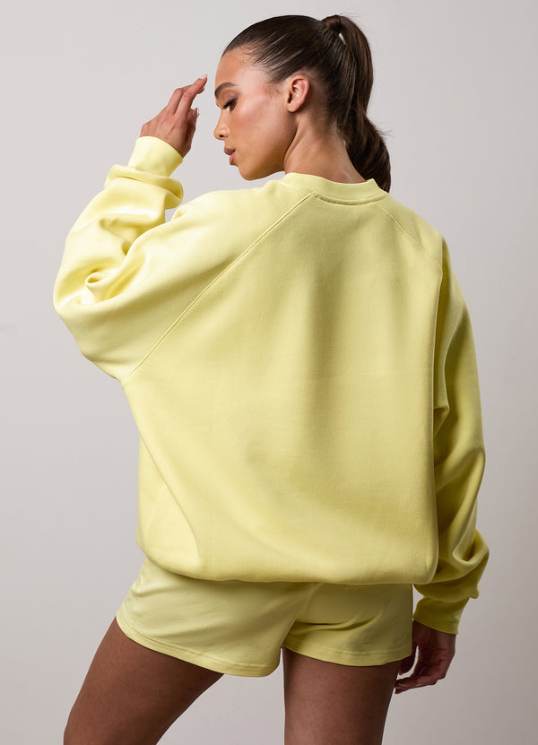 gym king 365 Raglan Sleeve Crew Sherbet Lemon