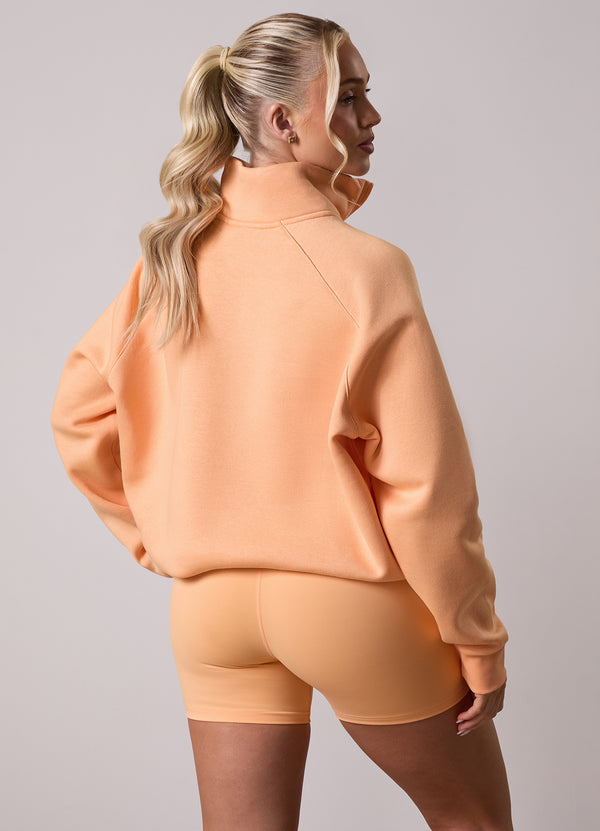 gym king 365 Raglan Sleeve Funnel Apricot