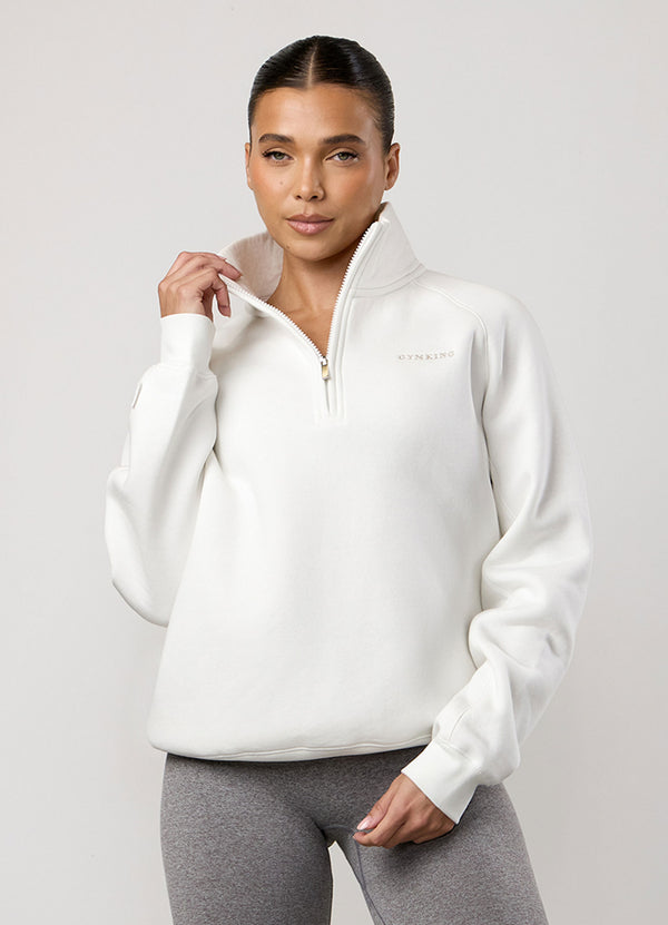 Gym King 365 Raglan Sleeve Funnel Cream