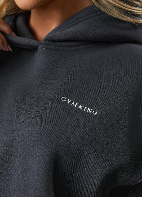 Gym King 365 Relaxed Fit Fleece Hood Midnight Blue