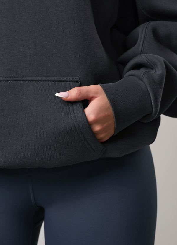 Gym King 365 Relaxed Fit Fleece Hood Midnight Blue