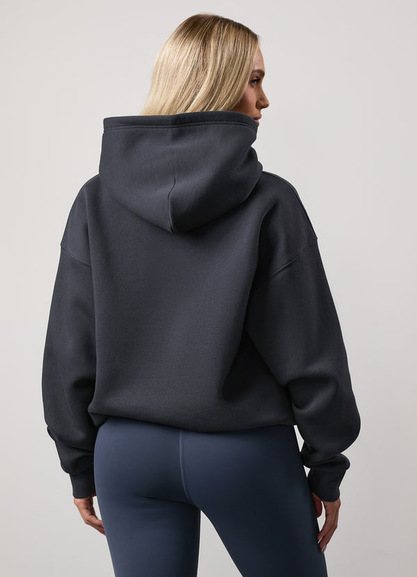 gym king 365 Relaxed Fit Fleece Hood Midnight Blue