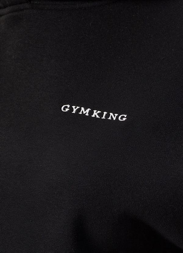 Gym King 365 Relaxed Fit Fleece Hoodie Black