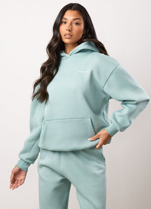 Gym King 365 Relaxed Fit Hood Green Mist