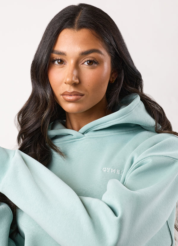 Gym King 365 Relaxed Fit Hood Green Mist