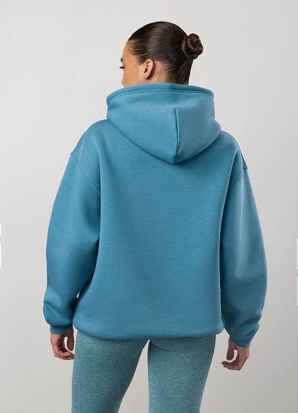 gym king 365 Relaxed Fit Hood Sea Mist