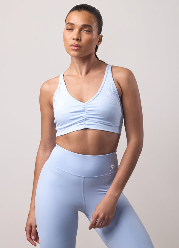 Gym King 365 Scrunch Bra Hydrangea Blue Grindle