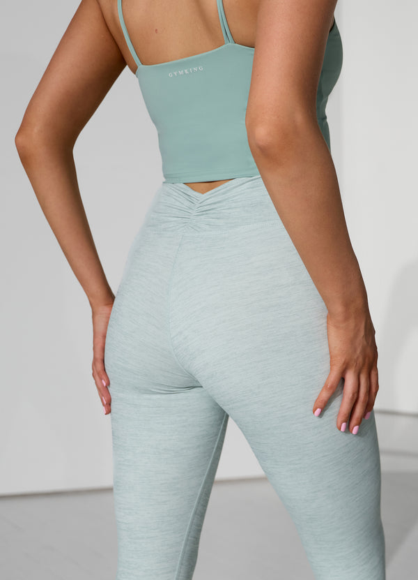 gym king 365 Scrunch Legging Green Mist Grindle