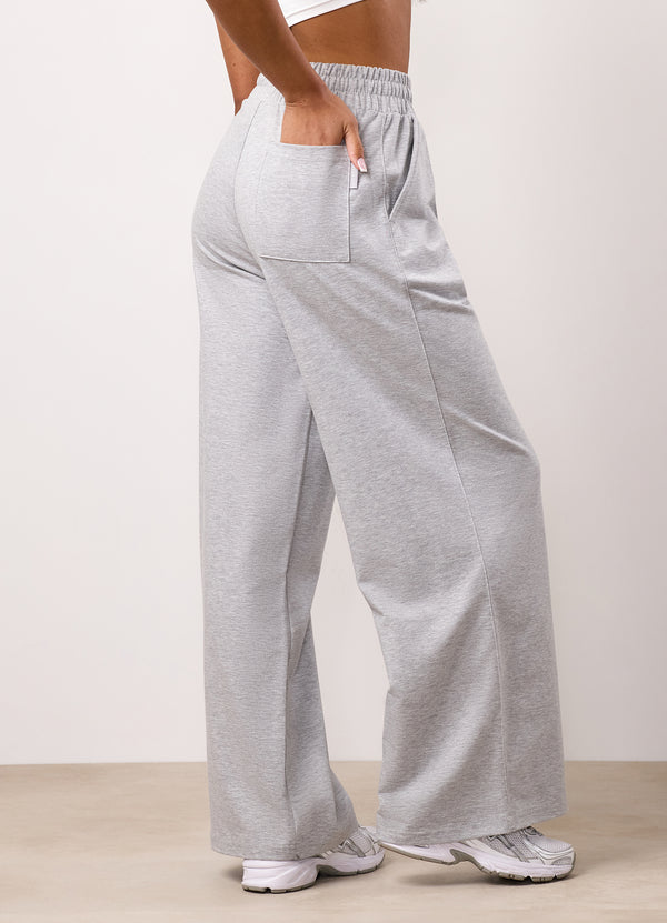 gym king 365 Straight Leg Jogger Light Grey Marl