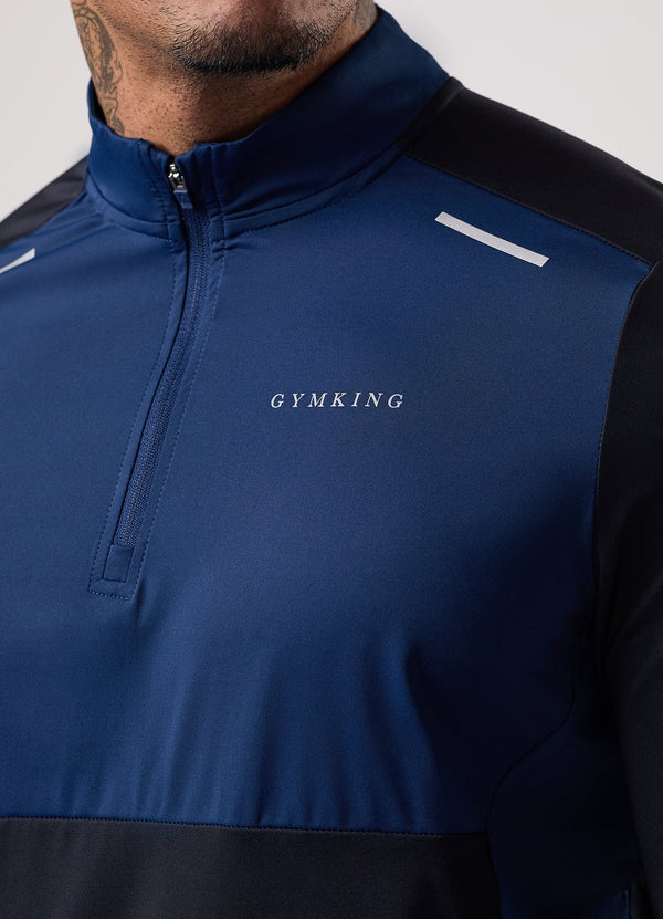 Gym King Advance 1/4 Zip Navy / Estate Blue