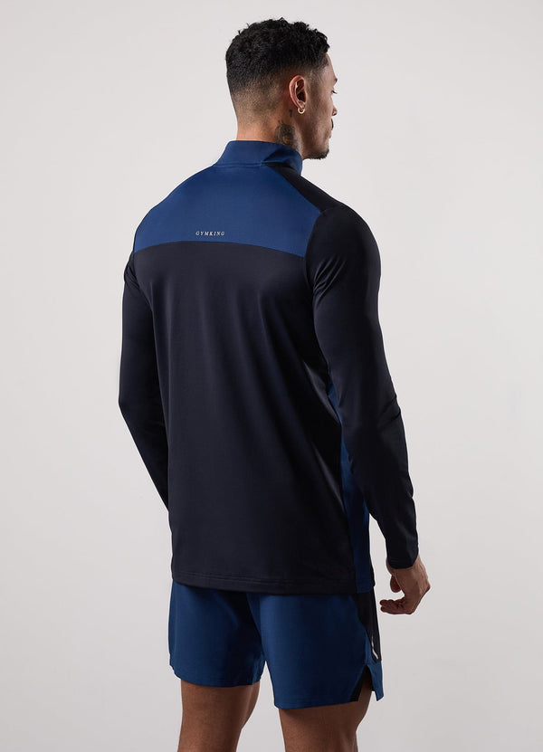 Gym King Advance 1/4 Zip Navy / Estate Blue