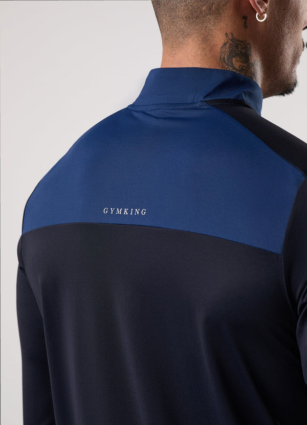 Gym King Advance 1/4 Zip Navy / Estate Blue