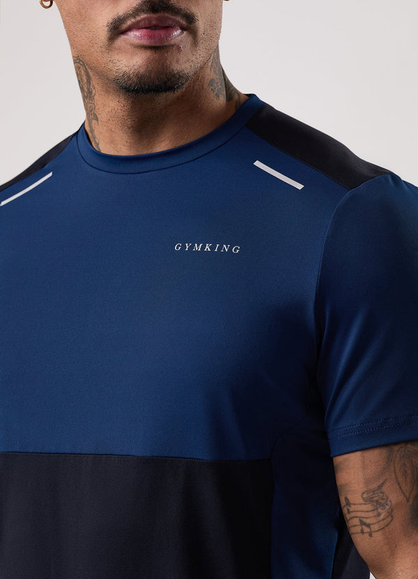 gym king Advance Tee Navy / Estate Blue