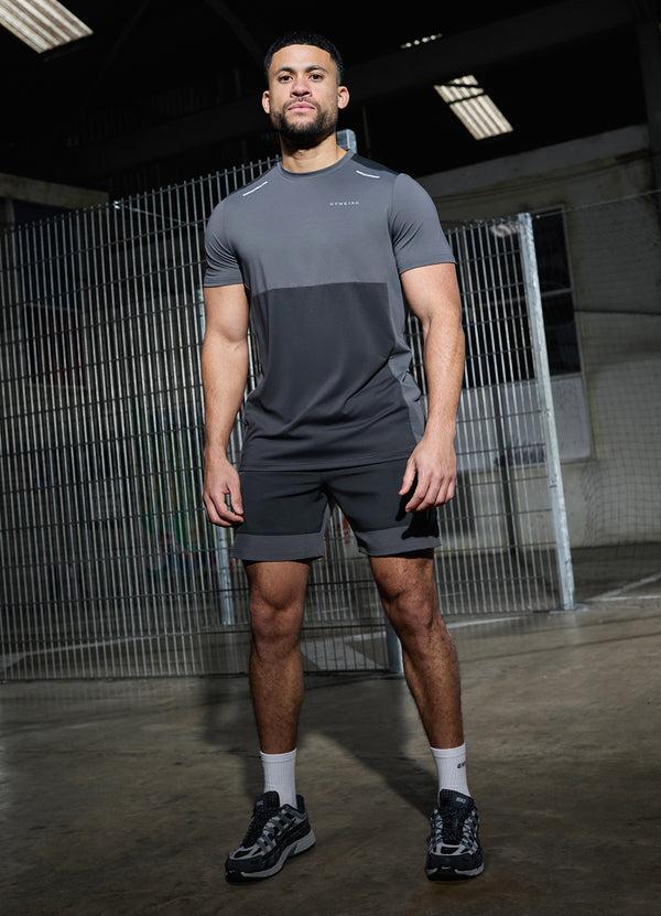 Gym King Advance Tee Urban Grey/Fossil Grey