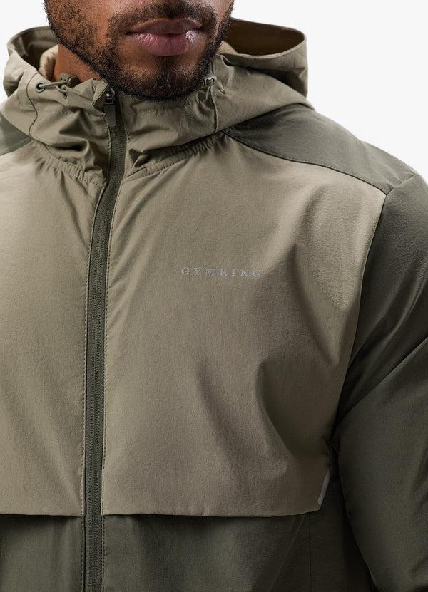 Gym King Advance Tracksuit Top Khaki