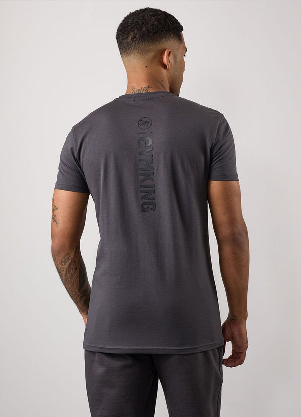 Gym King Aventus Jersey Tee Dark Pewter