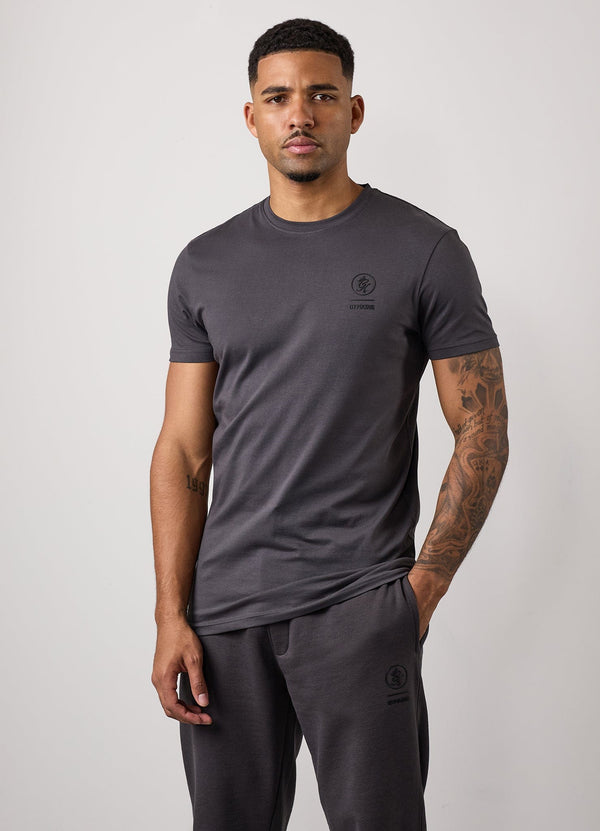 Gym King Aventus Jersey Tee Dark Pewter