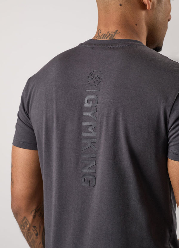 Gym King Aventus Jersey Tee Dark Pewter