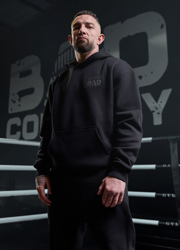 Gym King Bad Company Fleece Hood Black/Black