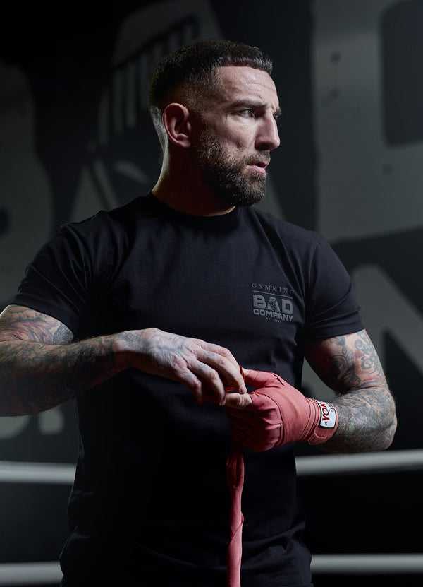 Gym King Bad Company Jersey Tee Black/Black